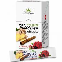 Кисель АЛТАЙФЛОРА имбирный Клюква 20г №10 Алтайская чайная компания/Россия