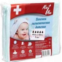 Пеленка MINIMAX впитыв. детские 60 х 60 №5 Онтэкс Ру
