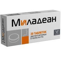 Миладеан таб. дисперг. в полости рта 3мг + 5мг №30 Валента Фармацевтика