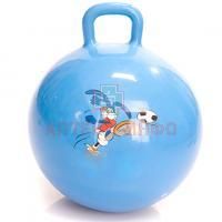 Мяч М-360 д/занятий лечебной физкультурой (с ручкой, 60см., голубой) Yi Shuen Plastic/Тайвань