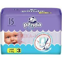 Подгузники PANDA Midi (5-9кг) №15 TZMO S.A./Польша