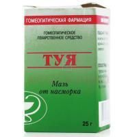 Туя мазь 25г Гомеопатическая фармация