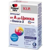 Доппельгерц V.I.P. от А до Цинка+Омега-3 капс. №30 Queisser Pharma/Германия