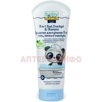 Средство BabyLine д/купания шампунь/гель/пенка 3в1 200мл Nolken Hygiene/Германия