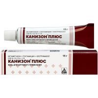 Канизон Плюс туба(мазь д/наружн. прим.) 0,05% + 0,1% + 1% 15г №1 Agio Pharmaceuticals/Индия