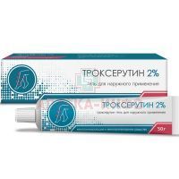 Троксерутин туб.(гель) 2% 50г Vetprom/Болгария