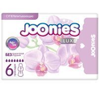 Прокладки гигиенические Joonies Luxe ночные супервпитывающие №6 Quanzhou Tayue Sanitary Products/Китай