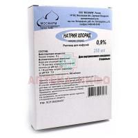 Натрия хлорид конт.(р-р д/инф.) 0,9% 250мл №28 Мосфарм