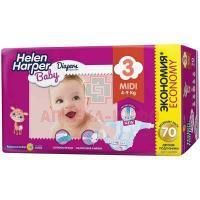 Подгузники HELEN HARPER Baby Midi (4-9кг) №70 Онтэкс Ру