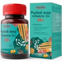 Рыбий жир Омега-3 BioForte капс. №100 банка Натуральные масла/Россия