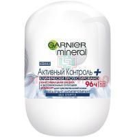 Garnier Mineral Deodorant MEN дезодорант "Активный контроль плюс" 96ч 50мл (ролик) Garnier/Франция