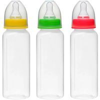 Бутылочка детская КУРНОСИКИ 11475 с силик. соской 0+мес. 250мл Клауд