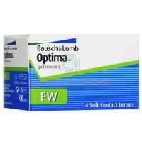 Линзы Optima FW (квартал) pk 4 Dia 14.0 BC 8.7 контактные мягкие корриг. (-0,75) Bausch & Lomb