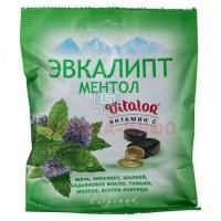 Виталор карамель леденцовая Эвкалипт и ментол с вит. С 60г Гуслица