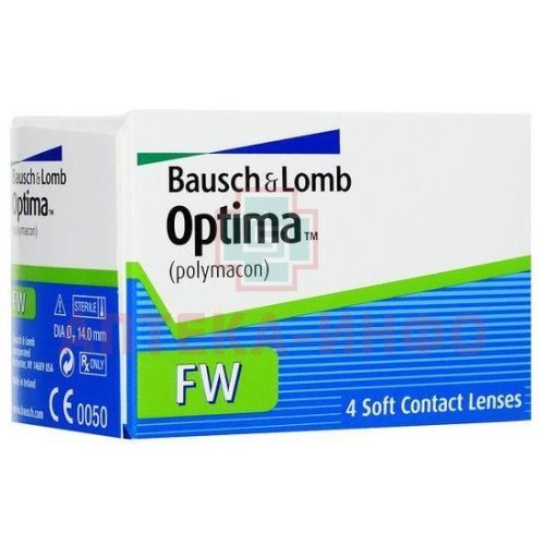 Линзы Optima FW (90 дней) Dia 14.0 BC 8.7 контактные мягкие корриг. (-3,00) №4 Bausch & Lomb