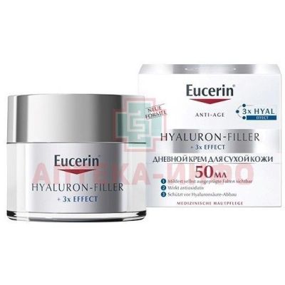 Eucerin (Эуцерин) HYALURON-FILLER крем дневной д/сухой и чувств. кожи SPF-15 50мл Beiersdorf AG/Германия