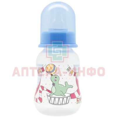 Бутылочка LUBBY Just д/кормления с соской силикон. 125мл (арт. 16402) Yellowcare/Таиланд