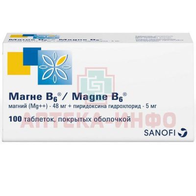 Магне B6 таб. п/об. №100 Opella Healthcare/Венгрия
