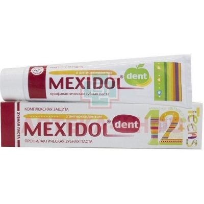 Зубная паста MEXIDOL DENT Teens 12+ 65г КОНТРАКТ LTD RU/Россия