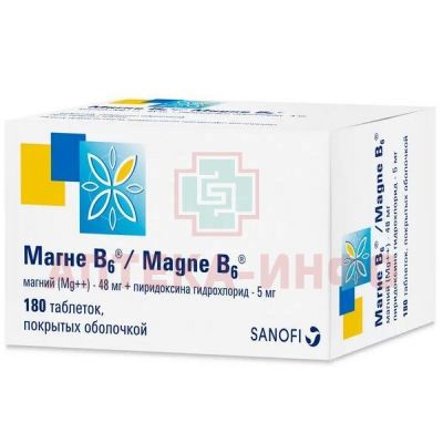 Магне B6 таб. п/об. №180 Opella Healthcare/Венгрия